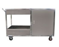不锈钢餐食收碗车 不锈钢餐食收碗车