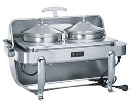 镀铬长方型宴会汤炉 镀铬长方型宴会汤炉